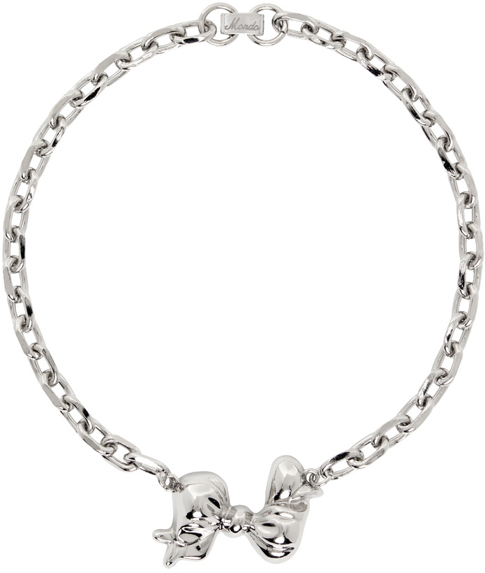 Photo: Mondo Mondo Silver Bow Choker