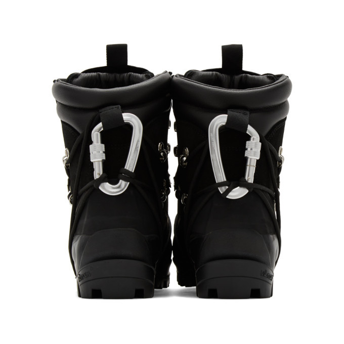 HELIOT EMIL Black Hiking Boots Heliot Emil