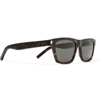 Saint Laurent - D-Frame Tortoiseshell Acetate Sunglasses - Tortoiseshell