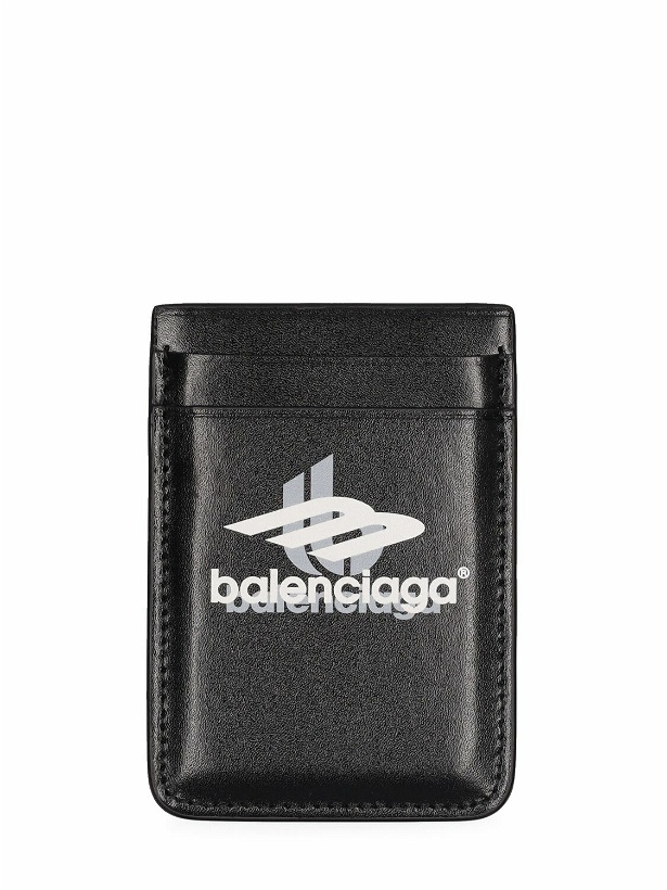Photo: BALENCIAGA - Magnet Leather Cash & Card Holder