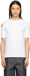 Steven Passaro White Cutout T-Shirt