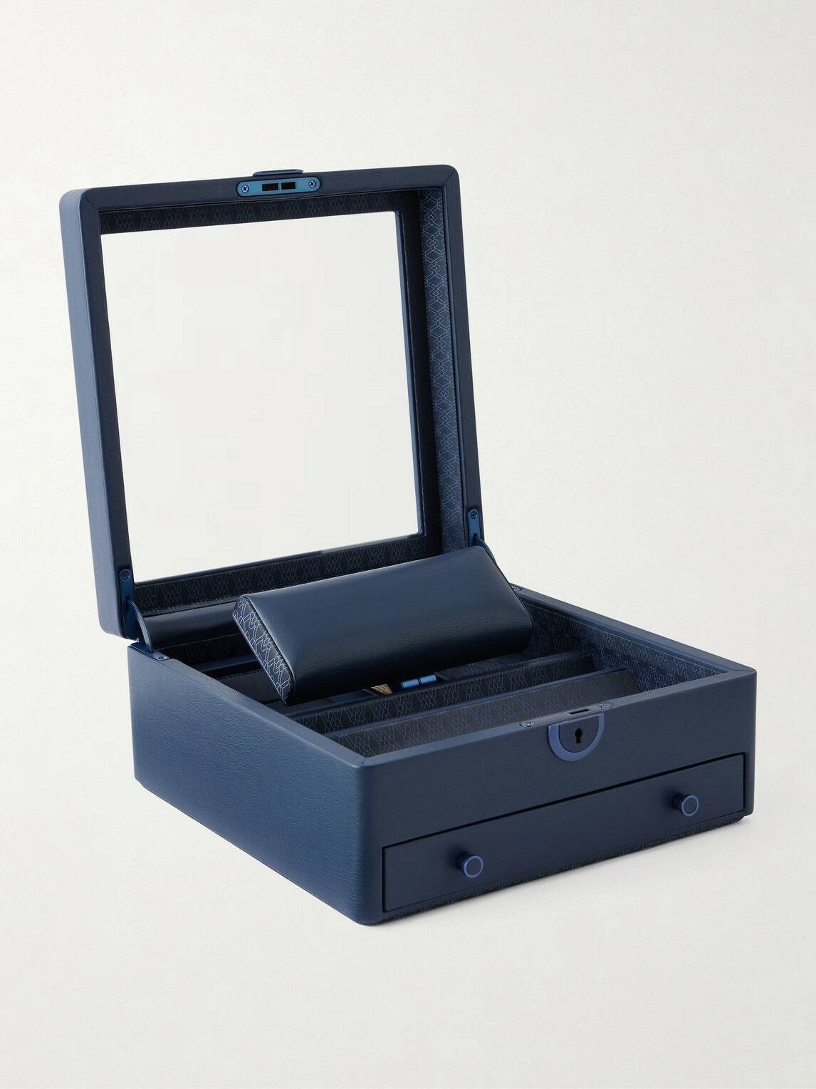 WOLF - Watch Stand Box - Blue