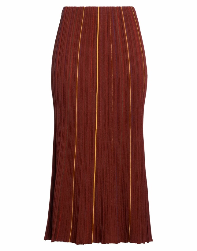 Photo: Gabriela Hearst Womens Midi skirt in Brown