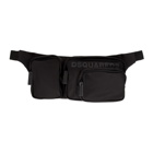 Dsquared2 Black Nylon Belt Bag