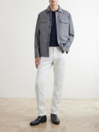 Eleventy - Cotton-Jersey T-Shirt - Blue