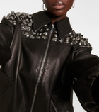 Khaite - Studded leather jacket