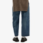 Undercover Women's Pleat Front Denim Trouser in Blue