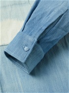 11.11/eleven eleven - Indigo-Dyed Organic Cotton Shirt - Blue