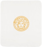 Versace Baby White & Gold Barocco Blanket