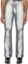 Y/Project SSENSE Exclusive Blue Jean Paul Gaultier Edition Jeans