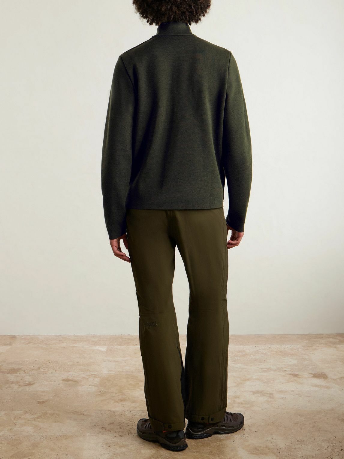 Aztech Mountain - Evan Shell and Wool Down Jacket - Green
