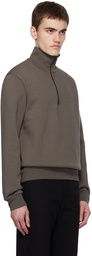 Acne Studios Gray Zippered Sweater