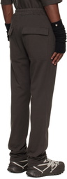 Rick Owens Moncler + Rick Owens Brown Jogger Sweatpants