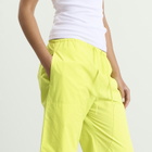 LESET Women's Kyoto Carpenter Pants in Chartreuse