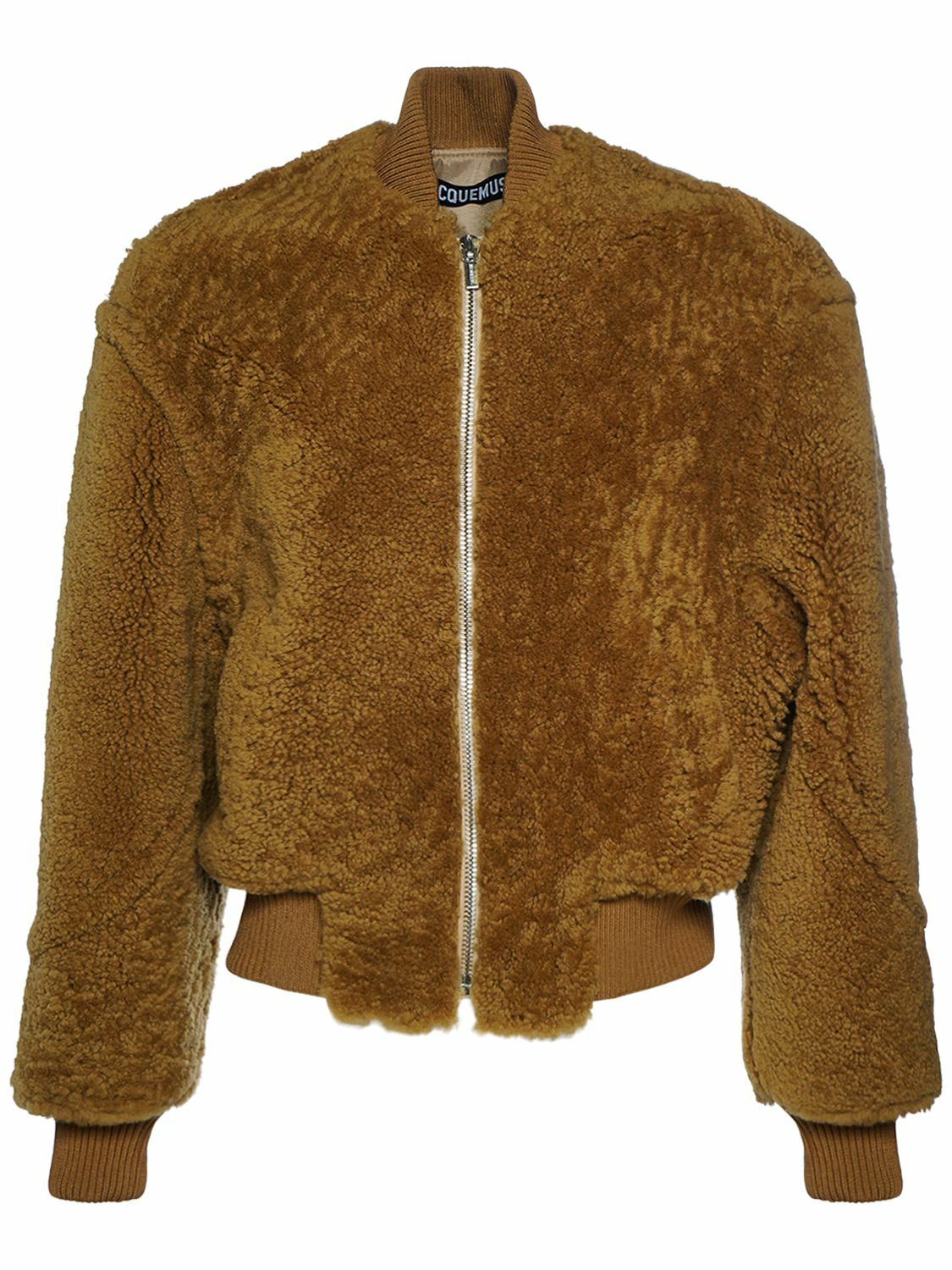 JACQUEMUS - Le Blouson Pilou Lamb Fur Jacket Jacquemus