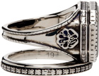 Alexander McQueen Silver Signature Signet Ring