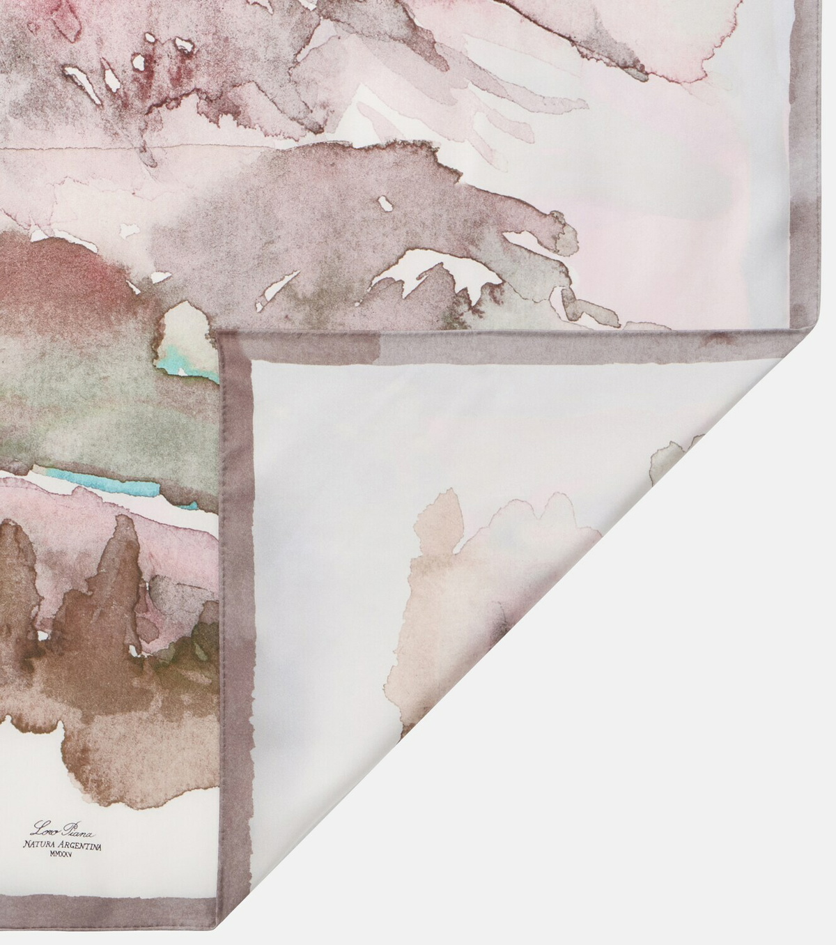 Loro Piana Natura Argentina printed silk scarf