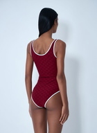 Gucci Logo Motif Swimsuit