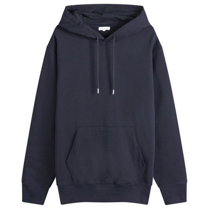 Photo: Norse Projects Men's Standard Hoodie in Dark Navy
