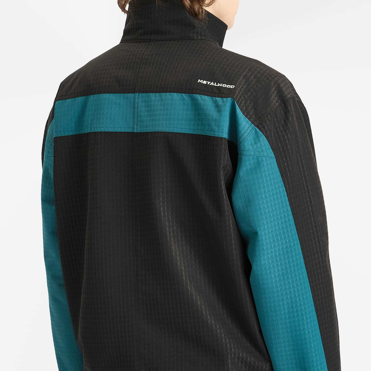 Metalwood Studio Men's Textured Tour Jacket in Black