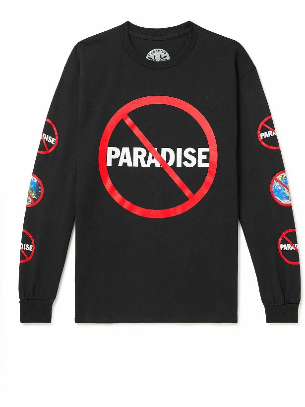 Photo: PARADISE - Cali Dewitt Printed Cotton-Jersey T-Shirt - Black