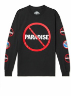 PARADISE - Cali Dewitt Printed Cotton-Jersey T-Shirt - Black