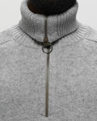 Barbour Np Andrews Half Zip Grey - Mens - Pullovers