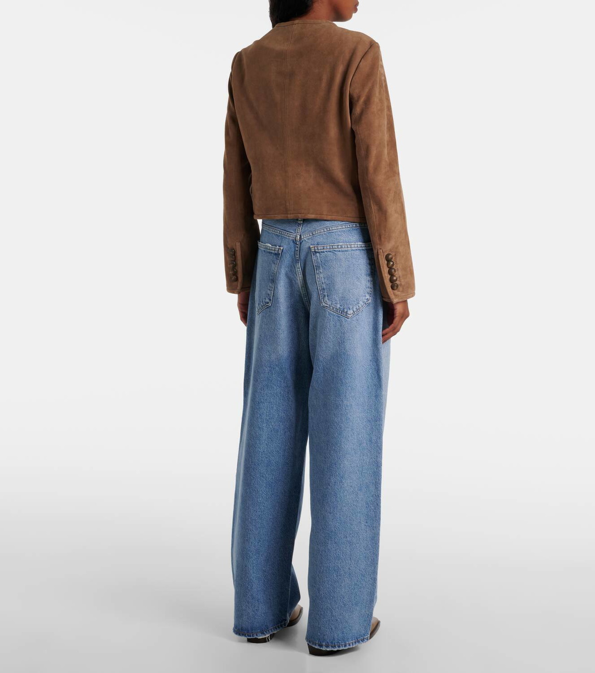 Veronica Beard Andrea suede jacket