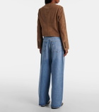 Veronica Beard Andrea suede jacket