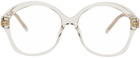 Loewe Beige Round Glasses