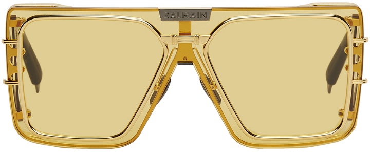 Photo: Balmain Gold & Black Limited Edition Akoni Edition Wonder Boy LTD Sunglasses
