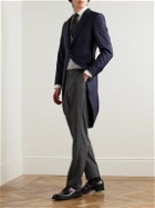 Favourbrook - Westminster Slim-Fit Straight-Leg Striped Wool Trousers - Gray