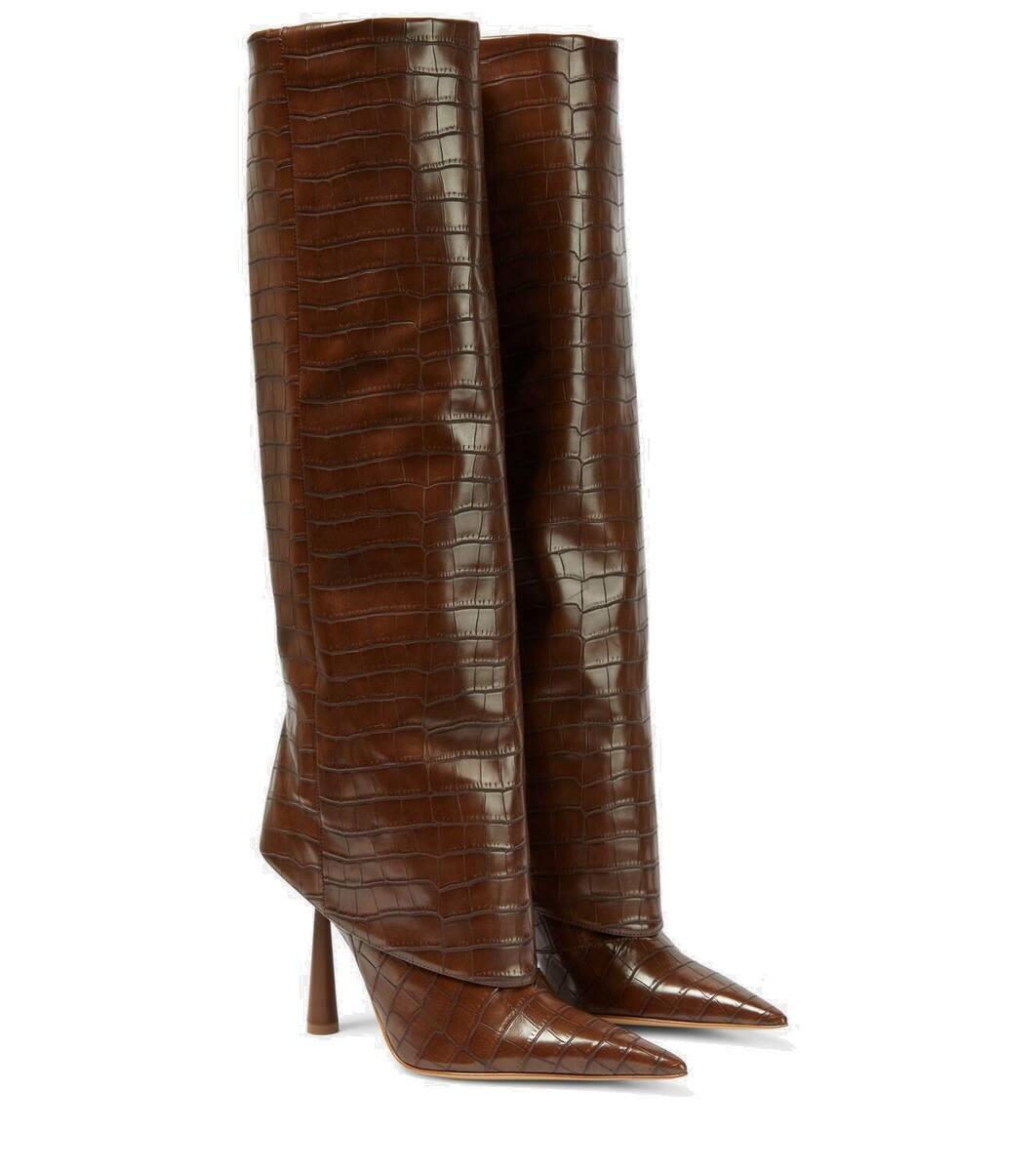 Gia Borghini - GIA X PERNILLE TEISBAEK Perni 07 leather knee-high