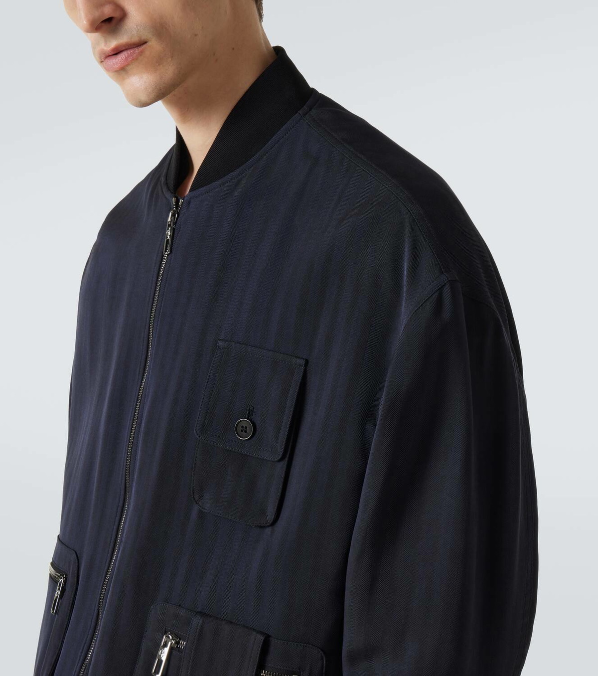 Giorgio Armani Twill bomber jacket