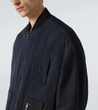 Giorgio Armani Twill bomber jacket