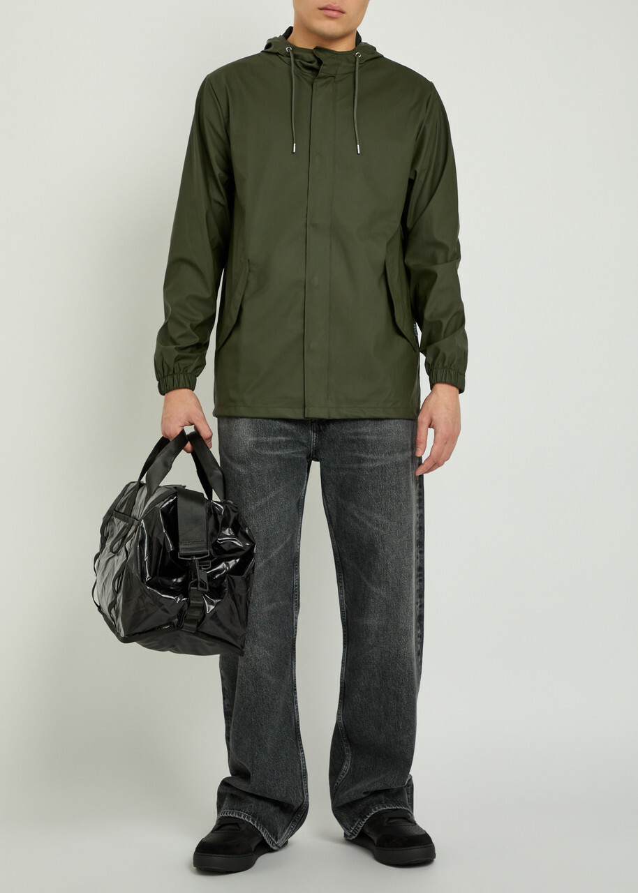 Rains Fishtail Waterproof Jacket Green
