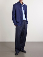 SEASE - Ellen Linen and Cotton-Blend Blazer - Blue