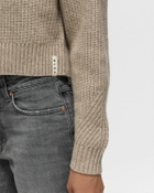 ølåf Merino V Neck Knit Beige Pullovers