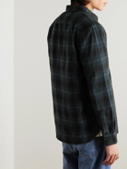 RRL - Checked Cotton-Flannel Shirt - Blue