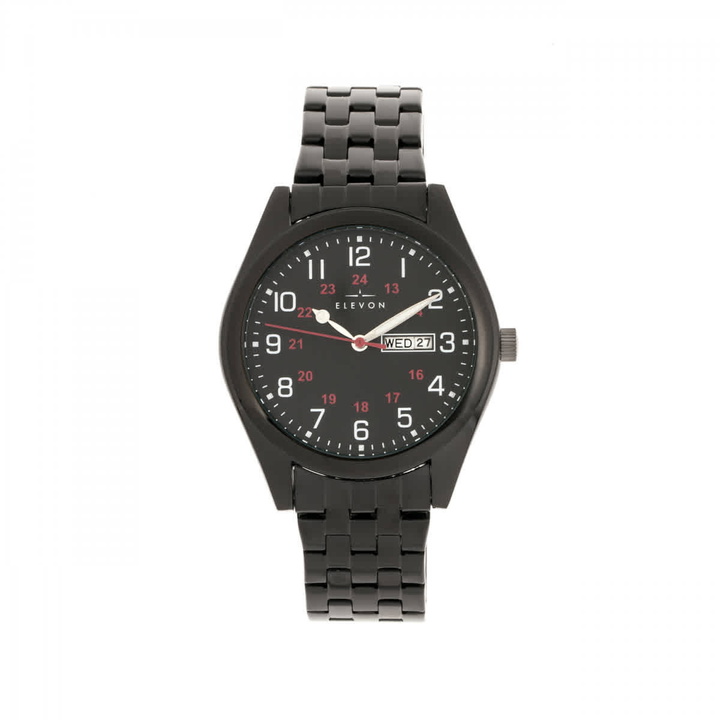 Photo: Elevon Gann Black Dial Mens Watch ELE106-6