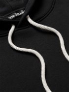 Acne Studios - Fonbar Oversized Logo-Appliquéd Cotton-Jersey Hoodie - Black