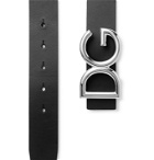 Dolce & Gabbana - 3.5cm Leather Belt - Black