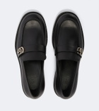 Gucci Double G leather loafers