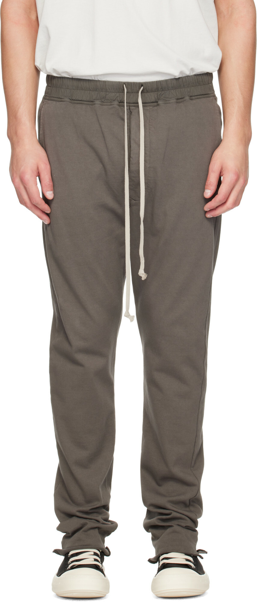Rick Owens DRKSHDW Gray Tower Berlin Drawstring Sweatpants