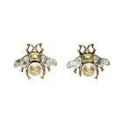 Gucci Gold Bee Motif Earrings