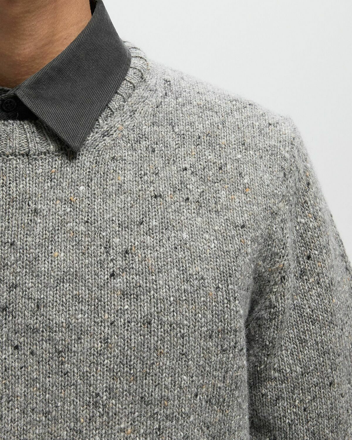 Samsøe & Samsøe SANATANIEL SWEATER Grey Mens Pullover