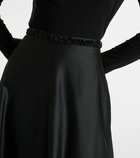 Max Mara Brasile embellished maxi skirt