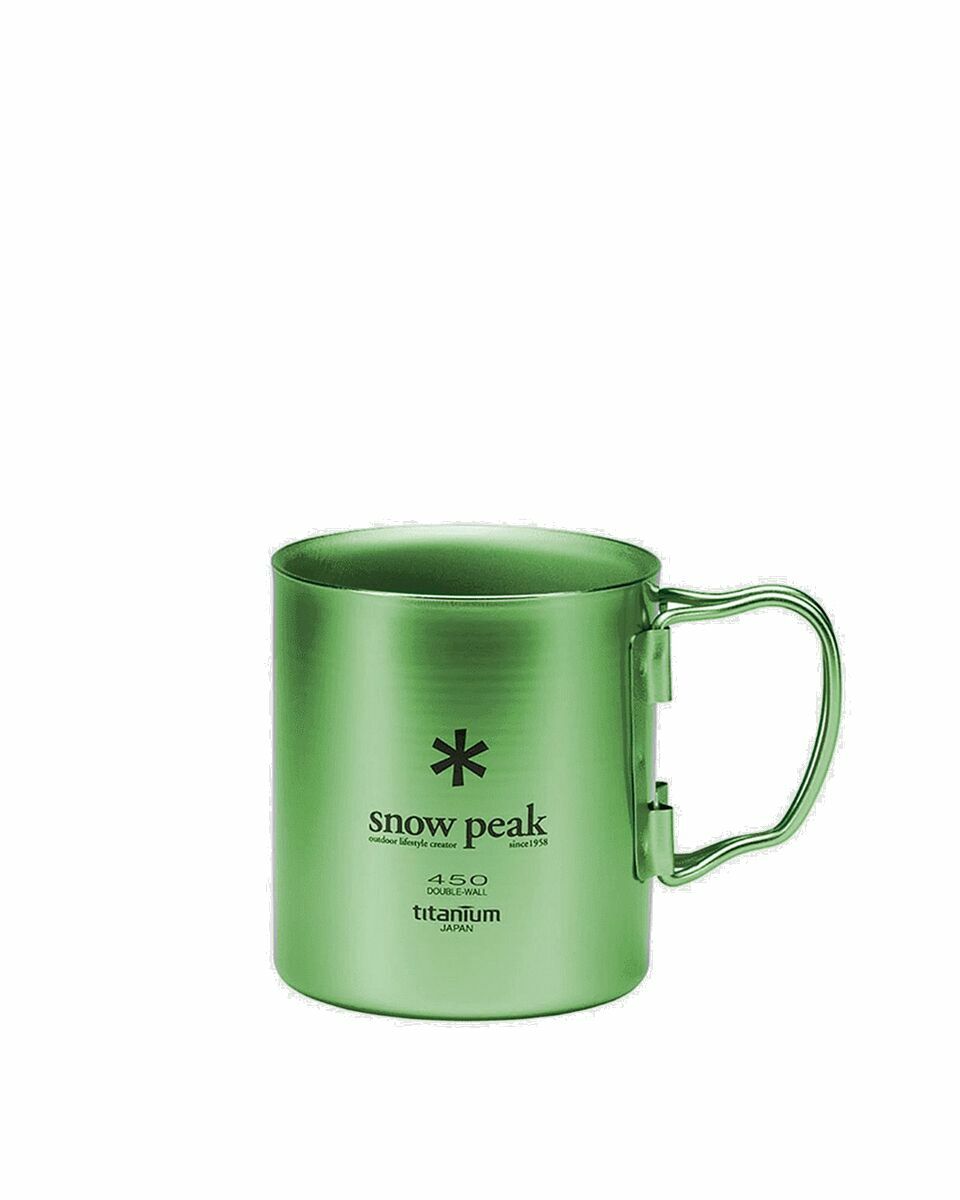 Photo: Snow Peak Titanium Single Wall Mug 450 Ml Green - Mens - Tableware
