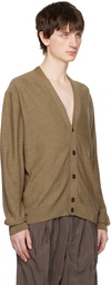 LEMAIRE Beige Twisted Cardigan