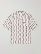 Frescobol Carioca - La Marzocco Striped Tencel® and Linen-Blend Pyjama Shirt - Neutrals
